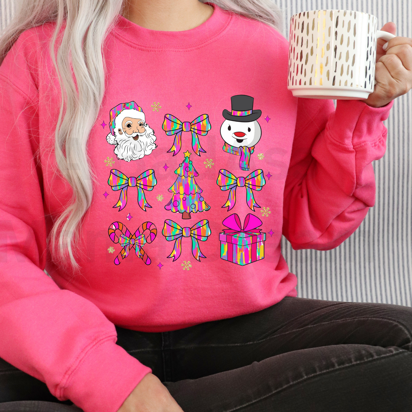 Christmas Rainbow Bows