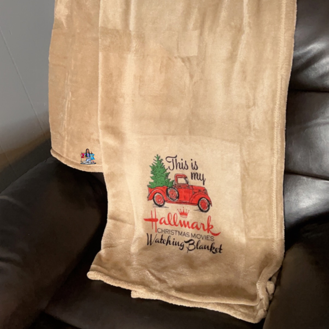 Hallmark Christmas Blanket Red